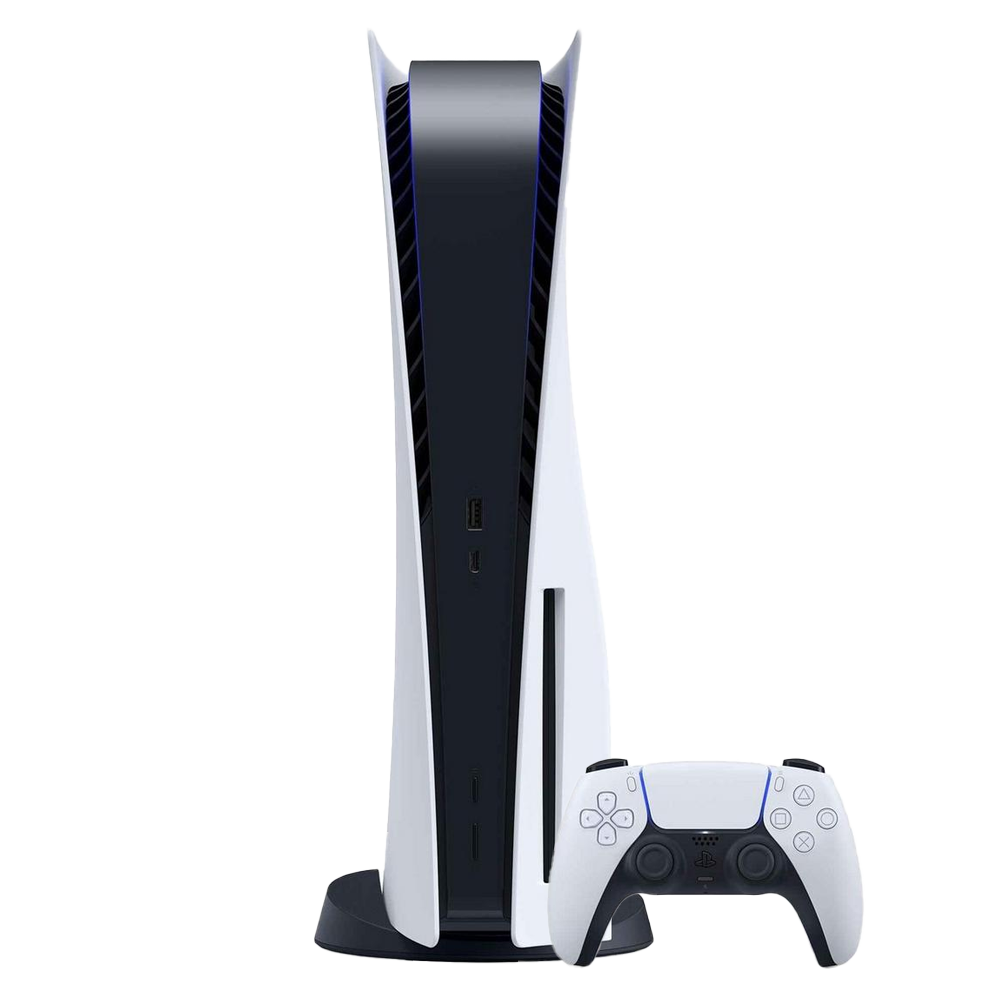 Playstation 5 with controller